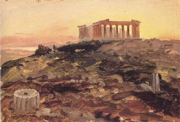 Frederic E.Church The Parthenon from the Southeast Sweden oil painting art